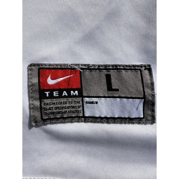 Nike Detroit Pistons Hamilton #12 Men White Jersey Mesh Sewn  Large Sports Core - Picture 4 of 14